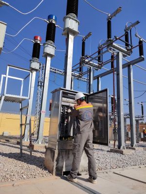 LẮP ĐẶT MBA T2 TRẠM 110KV NAM THÀNH PHỐ BẮC GIANG - 北江市南边安装110KV 站T2变压器